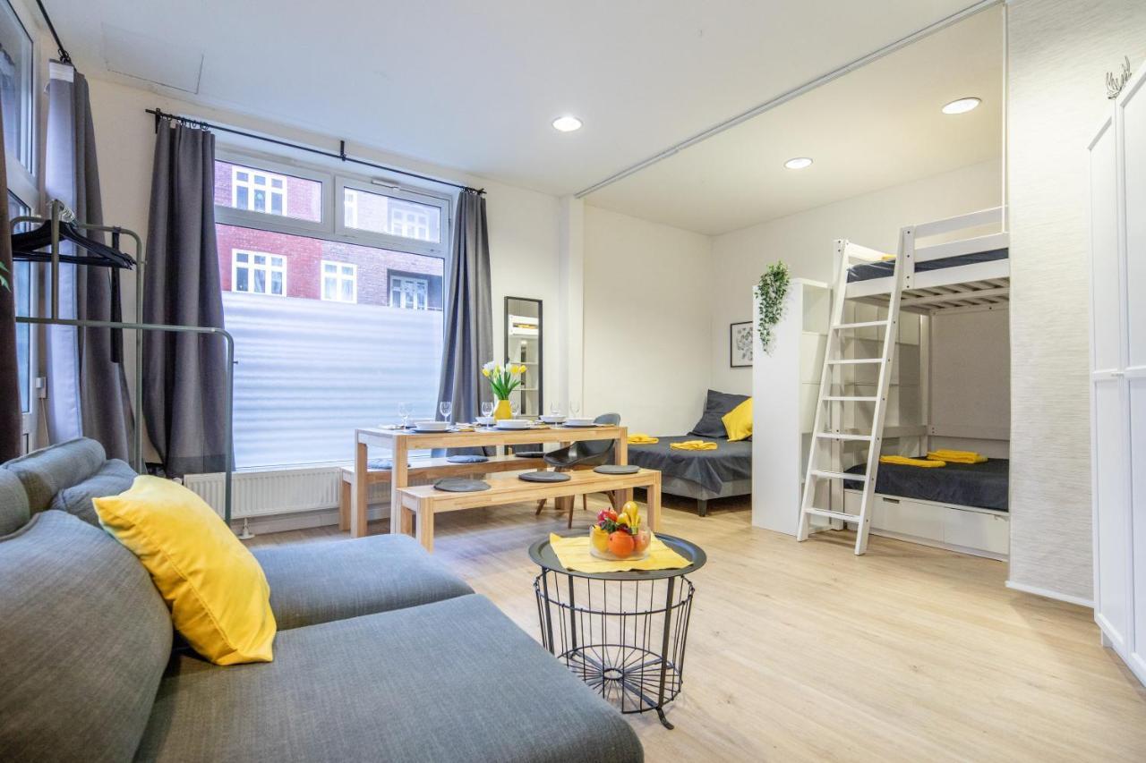 Studio Loft With Walk-In Rain-Shower Apartment Hamburg Luaran gambar